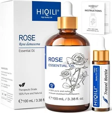 HIQILI 100ML Rose Essential Oil for Diffuser, Soap, Perfume & Candle Making - 3.
