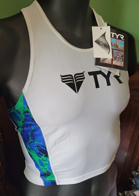 TYR Herren Triathlon Singlet Weste Radfahren Sport Laufen LSI1RG Small Medium (D)