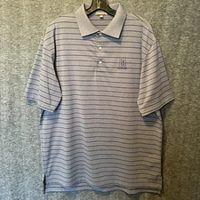 Peter Millar Summer Comfort Polo Shirt TPC Sugarloaf Golf Performance Mens Large