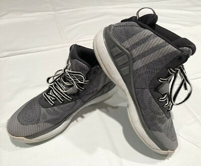 Adidas J Wall 1 Boys Youth 6.5 Gray Paisley Sneakers Basketball Shoes S85237