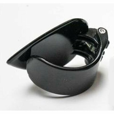 Black Mountain gefedertes Daumen-Plektrum schwarze Jazz-Spitze 1,5 mm schwer. BMPJAZZ