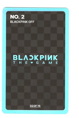 Blackpink Lisa Photocard | BLACKPINK OFF [2 of 16] The Game