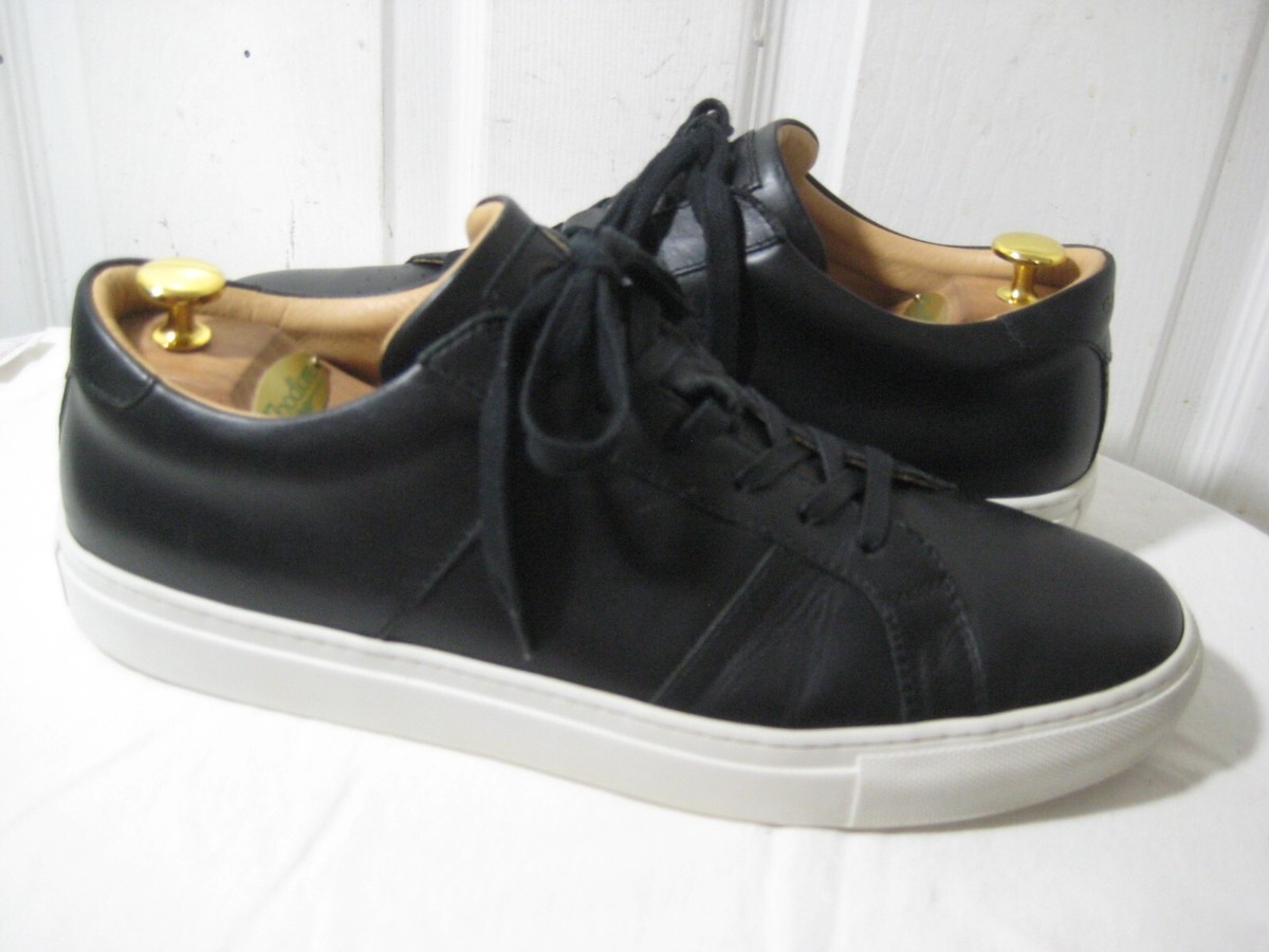 Greats Brooklyn Royale 2.0 Black Leather Casual Sneakers  display picture 1
