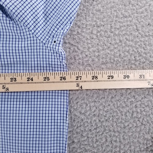 ARIAT PRO Shirt XL Blue Plaid Western Button Down Dress Casual Rodeo Church - Picture 7 of 15