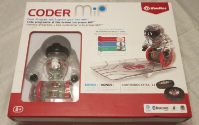 WowWee - Coder MiP the STEM-based Programmable Toy Robot - Transparent NEW