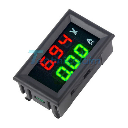 100V 10A Voltmeter Amperemeter LED Dual Digital Volt Amp Meter Anzeige DC NEW - Bild 14 von 24