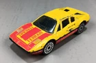 Vintage 1981 Matchbox Yellow Ferrari 308 GTB