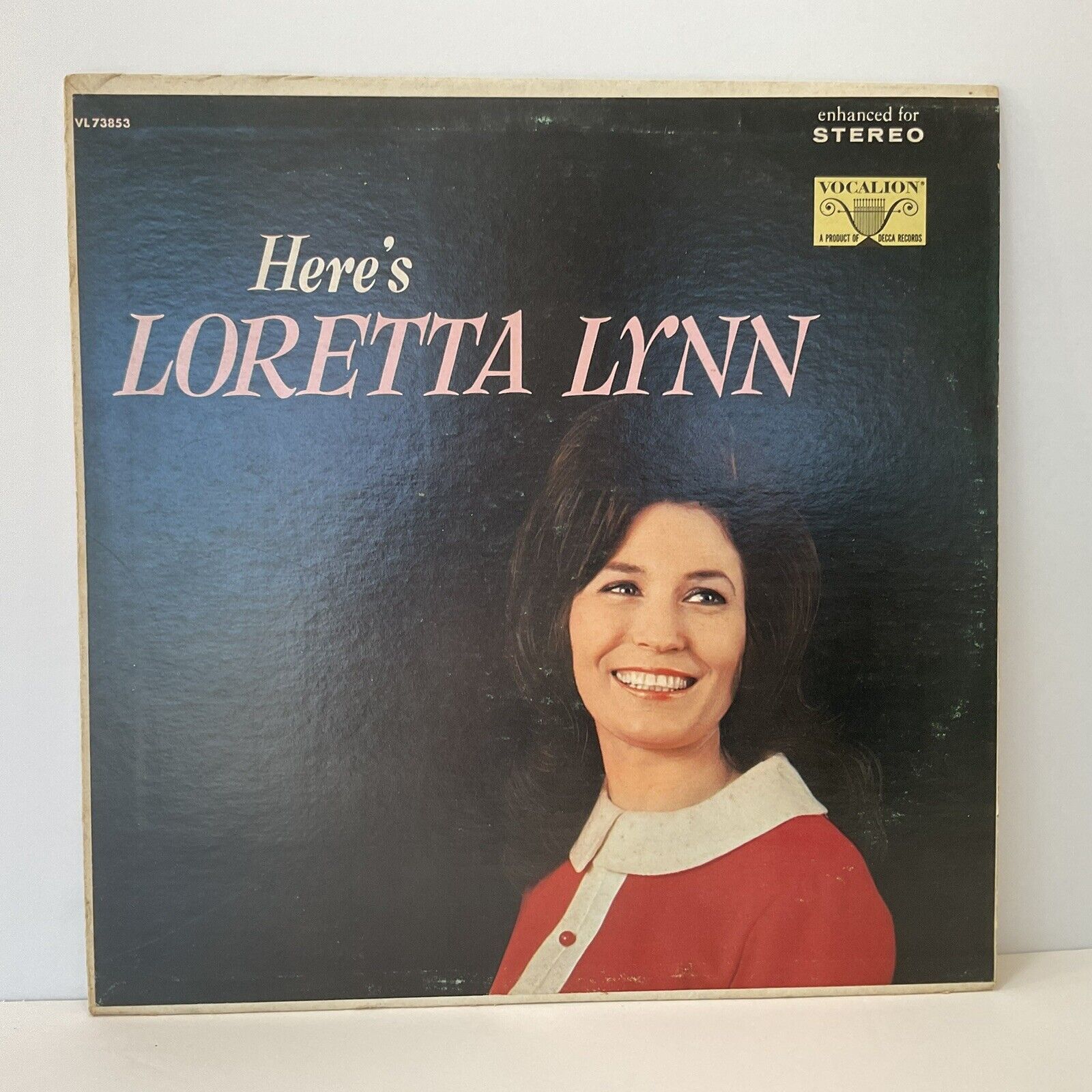 Loretta Lynn "Here's Loretta Lynn" Vinyl LP 1968 DECCA Records