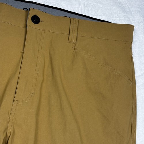 NWT Orvis Tech Pants Mens 40x30 Brown Tan Chino Stretch Nylon Woven Brand New - Picture 5 of 15
