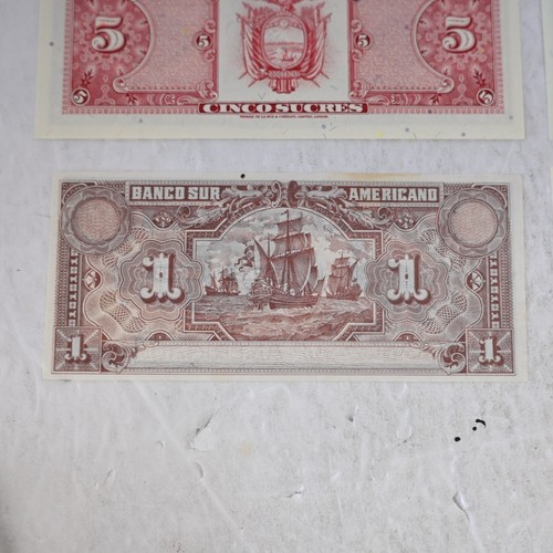 1988 Ecuador 1,5,10,20,50,100 Sucres 6 Piece lot (no324) - Picture 13 of 14