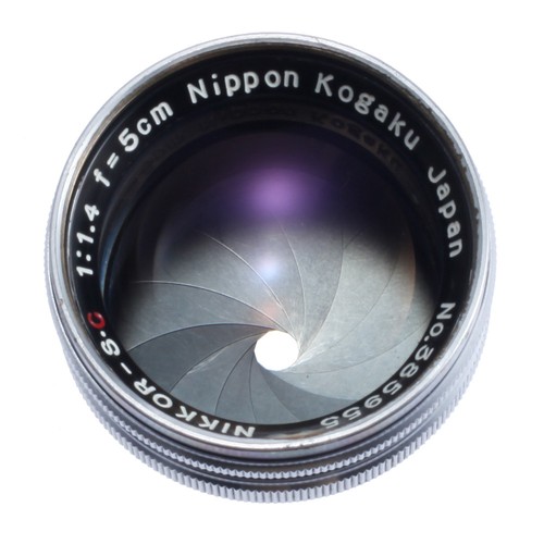 NIKON NIPPON KOGAKU NIKKOR-S.C 5cm 50mm F1.4 LENS 4 S MOUNT / EX+ / 90D W - Picture 7 of 7