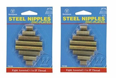 Angelo Brothers 70150 Eight Assorted Nipples (2 - Pack)