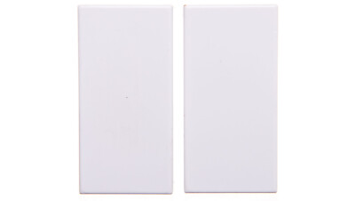 KOS66 Doppelschlüssel 2 Stk. 22,5x45 weiß 660480 Lichtschalter-Taste