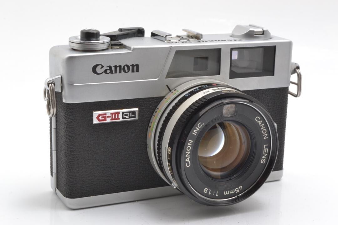 Canon Canonet QL 19 G-Ⅲ F1212-22-28p p Canon Canonet QL19 GIII G3 Rangefinder Film Camera w- 45mm 1.9