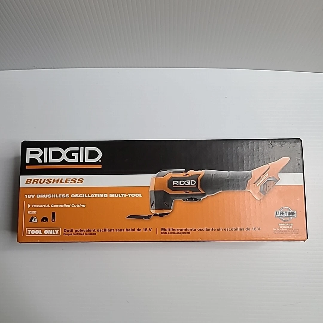 New RIDGID R862105B 18V Brushless Oscillating Multi Tool Tool Only