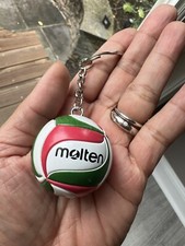 Miniature molten Volleyball Keychain With Opt...