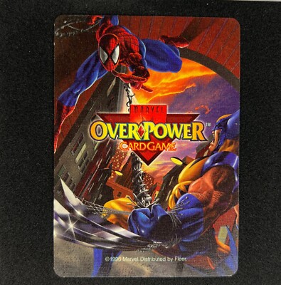 1995 Marvel Overpower Trading Card Game Pick YOUR Card