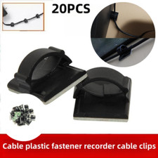 20 PCS Self-Adhesive 3M Wire Tie Cable Clamp Clip Holder For Car Dash Camera