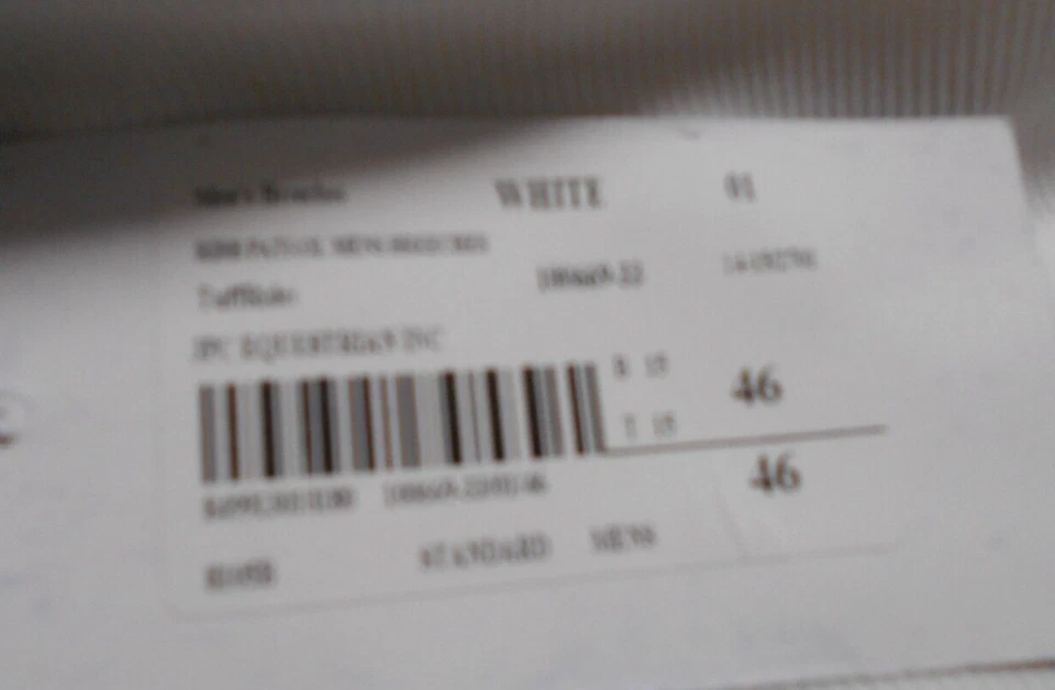 Nuevos calzoncillos TuffRider 46 blancos con parche en la rodilla Ribb Patrol para hombre Foto 2 de 4