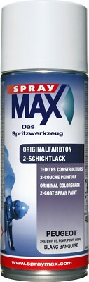 SprayMax Originalfarbton Lackspray für Peugeot EWP blanc banquise  687701