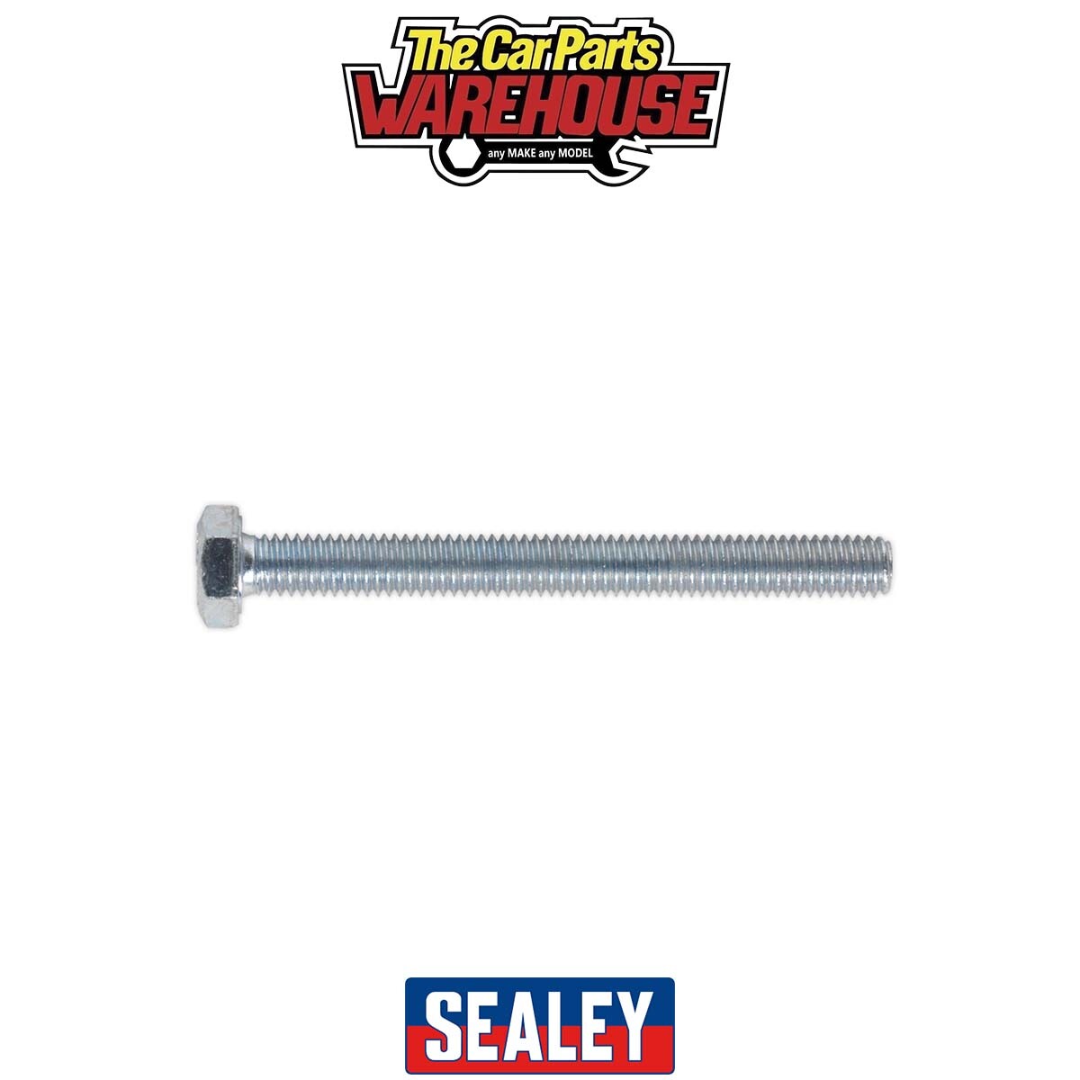 Sealey SS660 8.8 Zinc Plated HT Setscrew M6 x 60mm, DIN 933 - Pack of 50