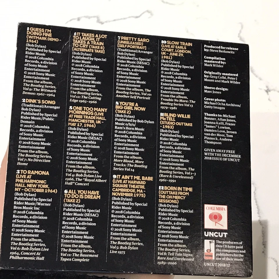 CD Bob Dylan Raro Lo Mejor de la Serie Bootleg Música Pop Rock Edición Exclusiva Sin Cortar Foto 2 de 4