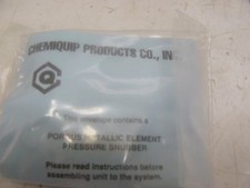 CHEMIQUIP 25-S SNUBBER FOR HYDRAULIC OIL (LIGHT OIL) DESIGNATION D 1/4"NPT S NEW