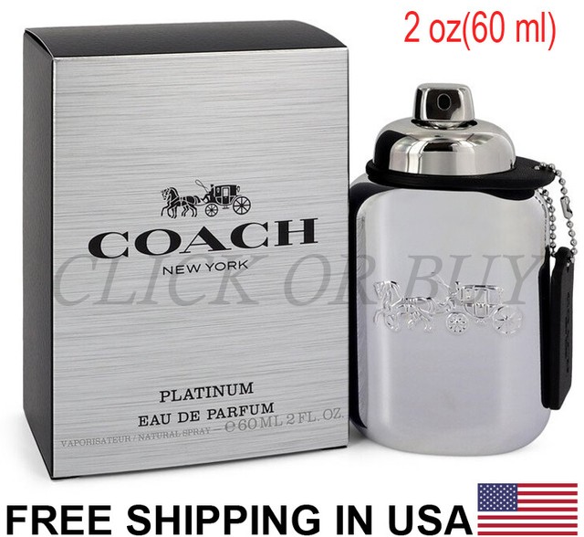coach men's cologne 2 oz