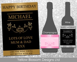 Personnalise Joyeux Anniversaire Godparent Vins Champagne Etiquette Argent Or Rose Bleu Ebay Personnalise Joyeux Anniversaire Godparent Vins Champagne Etiquette Argent Or Rose Bleu Ebay