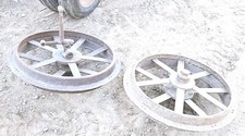 Ihc Mccormick Deering 10-20 Tractor Front Steel Wheels Set 2 1020