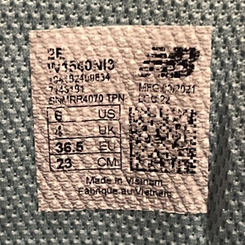 Size 6 EE- New Balance 1540v3 Natural Indigo W, UK 4, EU 36.5 WIDE Size - Picture 6 of 17