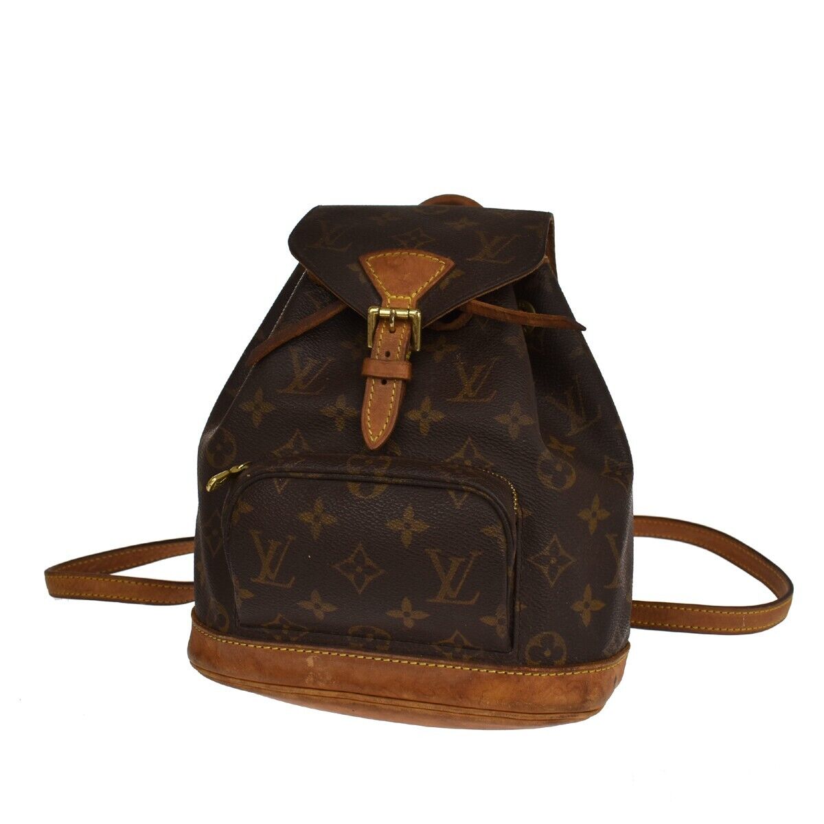 LOUIS VUITTON Monogram Mini Montsouris Brown M51137 LV Backpack