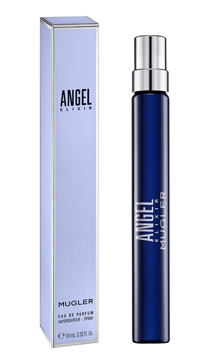 ANGEL ELIXIR By MUGLER Eau de Parfum Travel Spray NIB oz/ 10