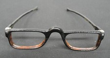 VINTAGE EMMANUELLE KHANH LIZARD LEATHER 60s/70s FRANCE GLASSES FRAMES