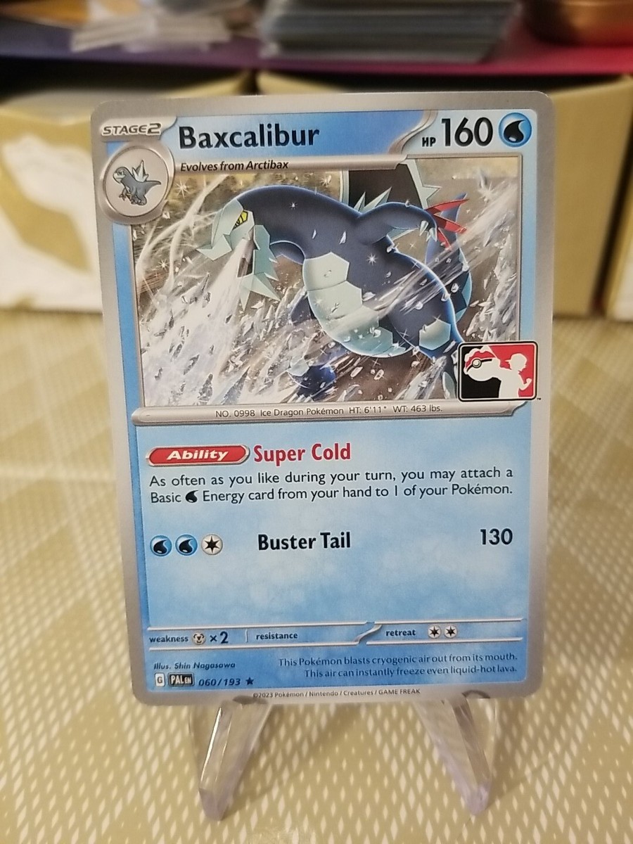baxcalibur pokemon cards Baxcalibur 2023 Pokemon Paldea Evolved 210/193 Illustration Rare main image 1