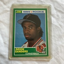 1989 Score "NEON" Deion Sanders RC #246 Prime Time !!!  COLORADO  NICE