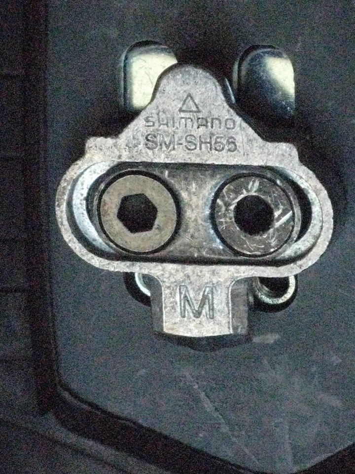 Sapatos femininos Shimano WM64 mountain bike ciclismo UE 39 EUA 7.2 + SPD chuteiras de 2 parafusos - Imagem 4 de 4