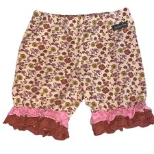 Matilda Jane "Stay Positive" Shorties Peach  Burgundy Girls Sz 8