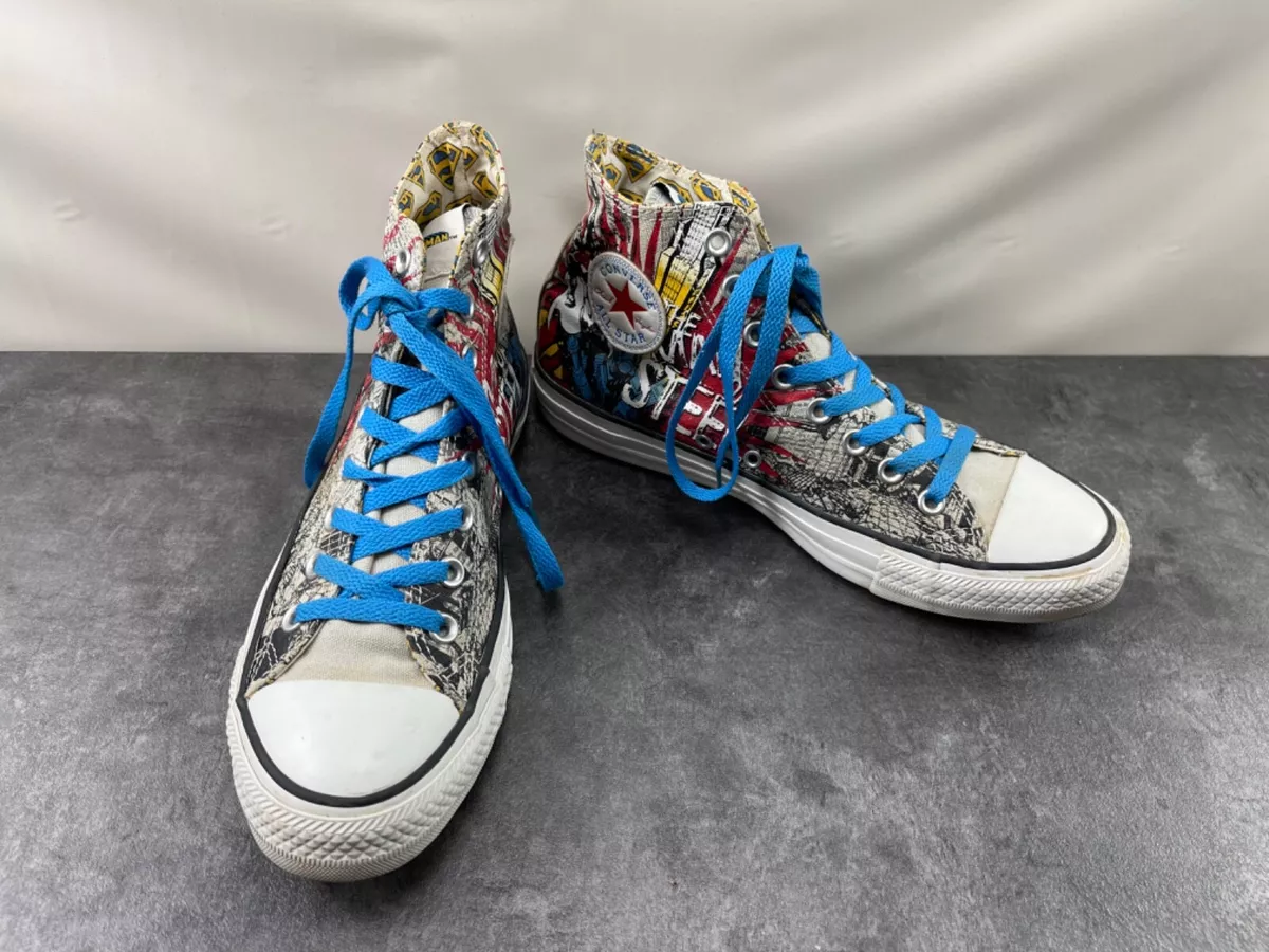 Converse All Star CT Superman Man of Steel Men Shoes Blue Red 8 M