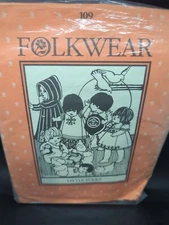 Folkwear Little folks Infants Toddlers  sewing pattern 109 Shields 1976 Vtg 