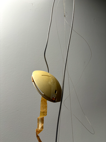 Designklassiker Leuchte von Meda und Rizzatto in blau - Bild 7 von 9