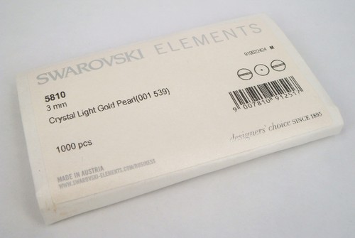 Genuine SWAROVSKI CRYSTAL PEARL ELEMENT #5810 ROUND BEAD ~ Many Color & Size - Picture 79 of 146