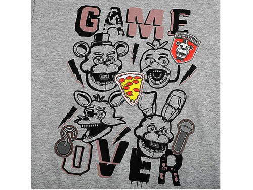 Five Nights at Freddy's Game Over Short Sleeve Boys Graphic T-Shirt - NWT - 第 2/2 張圖片