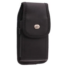 Rugged Case Belt Clip Holster Canvas Cover Pouch Carry for SmartPhones