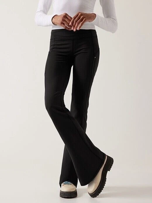 Athleta Rainier Bootcut Pant Black Size Large #467899
