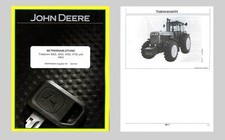 Trattore JOHN DEERE 4055 4255 4455 4755 4955 manuale uso originale 1989