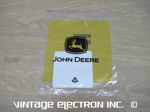 (1) JOHN DEERE - 7, 8, 10 terna - decalcomania / etichetta PRODUTTORE ORIGINALE - M118991 cautela - Foto 4 di 4