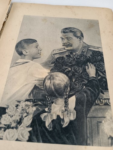 BUKVAR USSR children ABC school BOOK 1953 kids, Stalin death year. Historical # - 第 2/11 張圖片