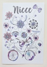 Happy Birthday Niece /Greeting Card incl. Envelope 5 7" 