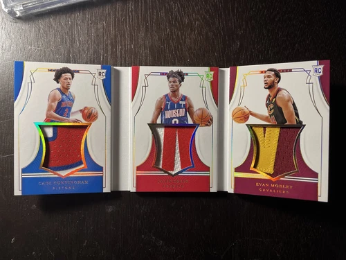 2021 National Treasures Cade Cunningham Jalen Green Evan Mobley /5 Patch Booklet